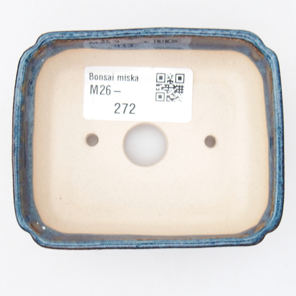Cuenco mini bonsái 9 x 7 x 3 cm, azul