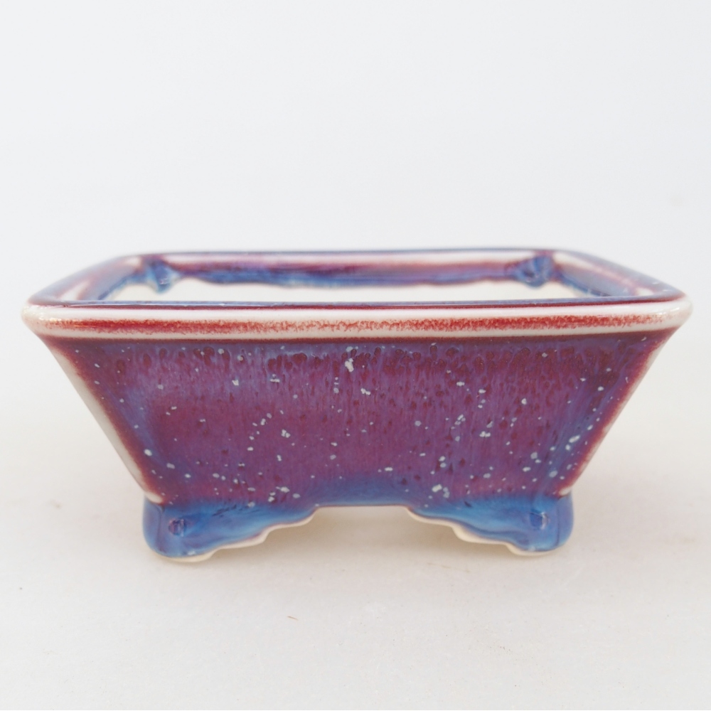 Mini cuenco bonsái 8,5 x 7,5 x 4 cm, color morado