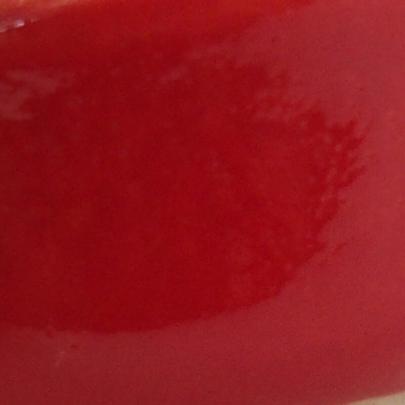 Cuenco mini bonsái 2,5 x 2,5 x 2 cm, color rojo