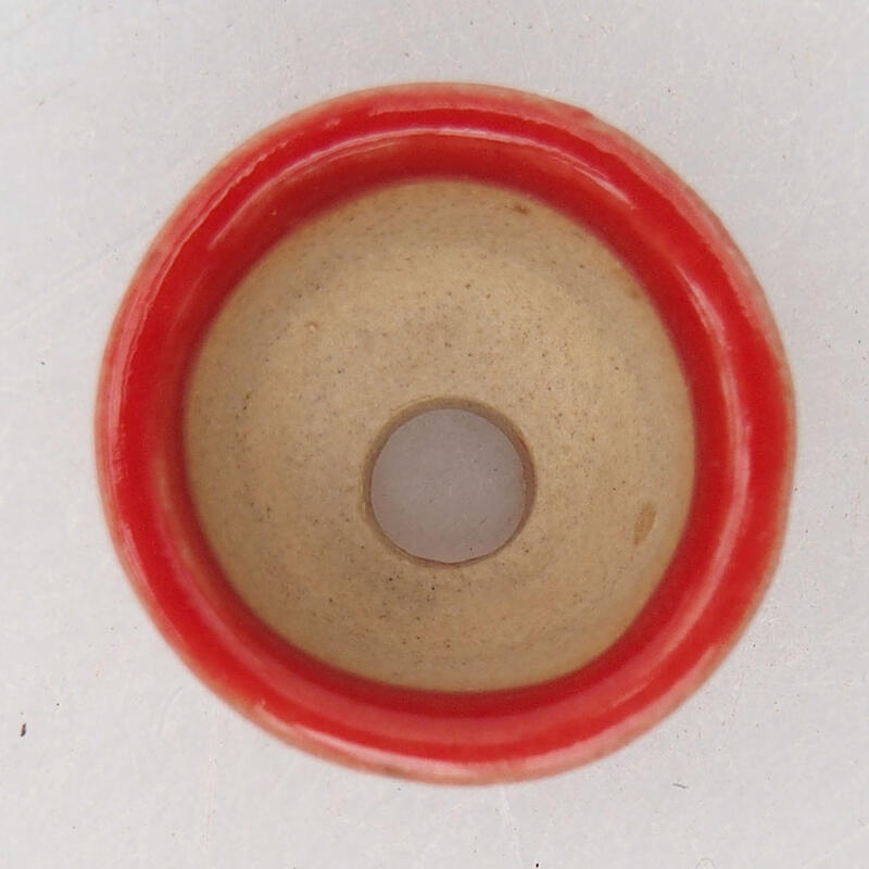 Cuenco mini bonsái 2 x 2 x 1,5 cm, color rojo