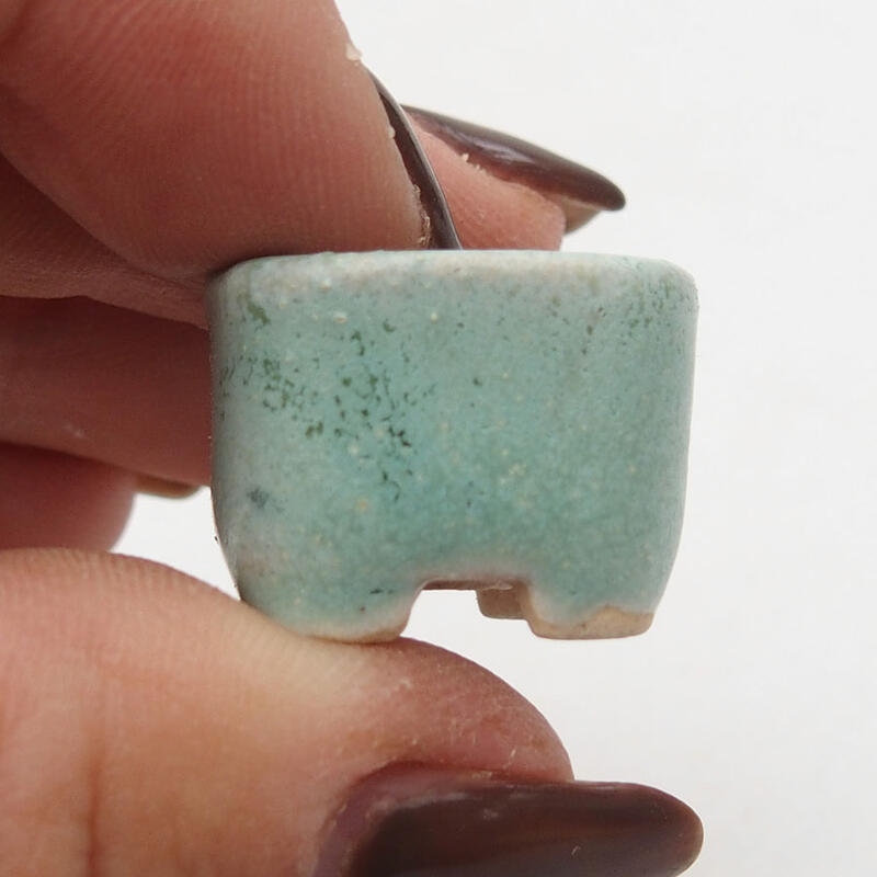 Cuenco mini bonsái 2 x 2 x 1,5 cm, verde