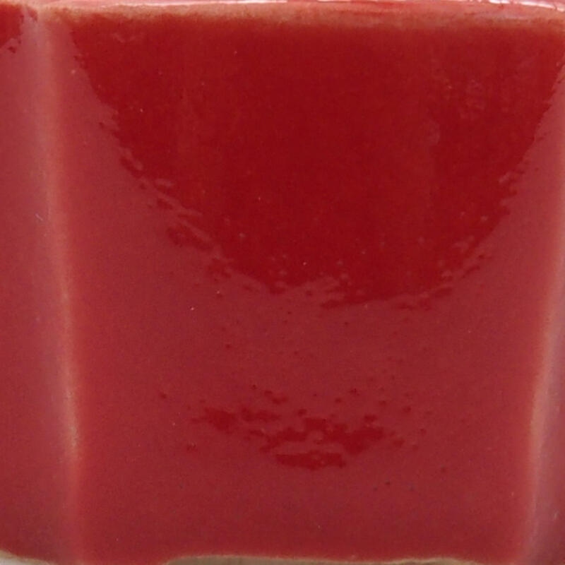 Cuenco mini bonsái 3,5 x 3,5 x 2,5 cm, color rojo