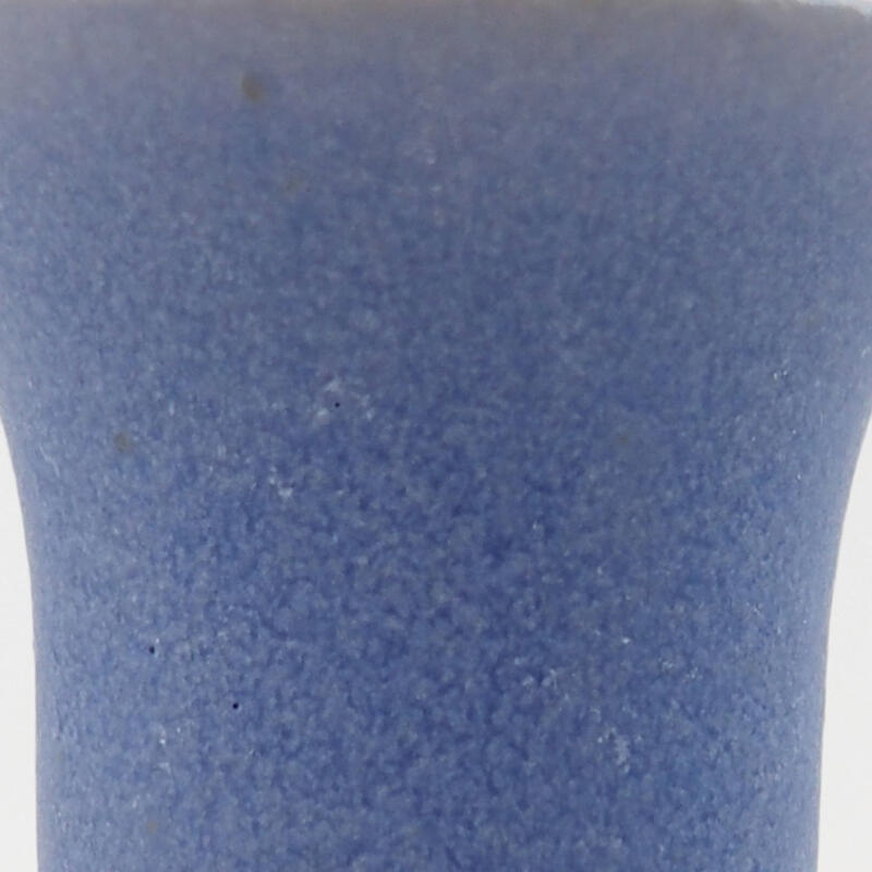 Mini cuenco bonsái 3,5 x 3,5 x 3,5 cm, color azul