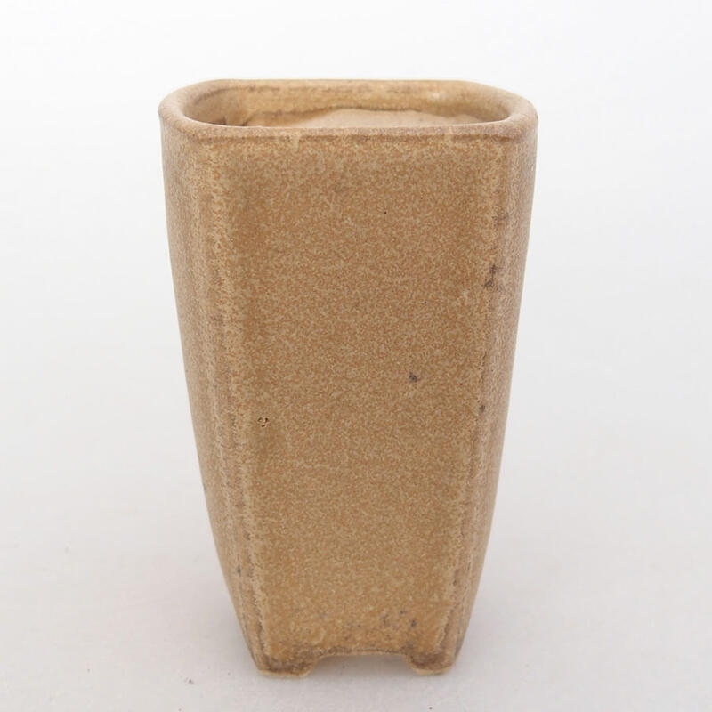 Cuenco mini bonsái 3,5 x 3,5 x 5,5 cm, marrón