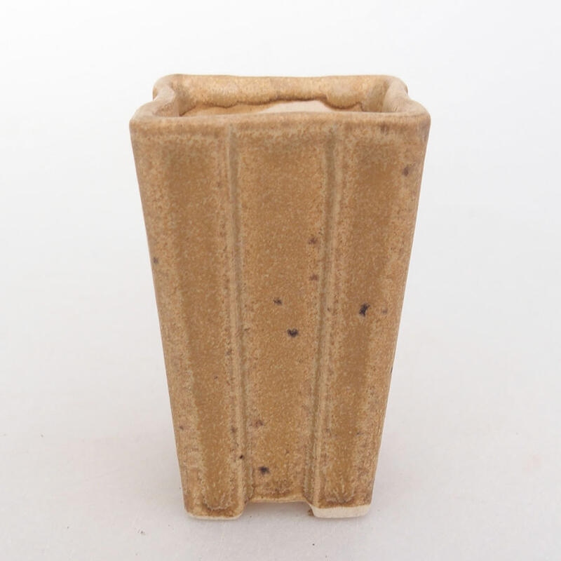 Cuenco mini bonsái 3,5 x 3,5 x 6 cm, marrón