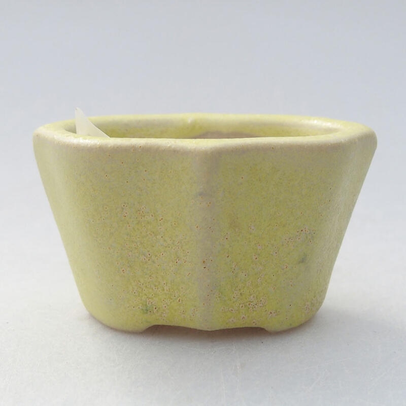 Cuenco mini bonsái 4,5 x 3 x 2,5 cm, amarillo