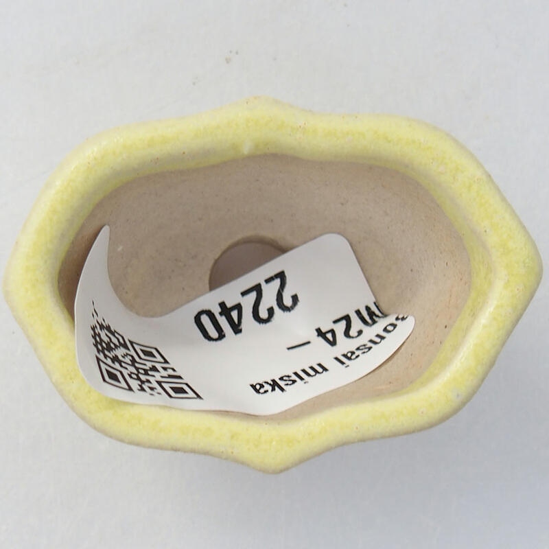 Cuenco mini bonsái 4,5 x 3 x 2,5 cm, amarillo