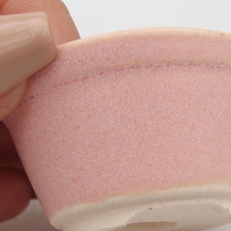 Cuenco mini bonsái 4,5 x 4,5 x 2,5 cm, rosa