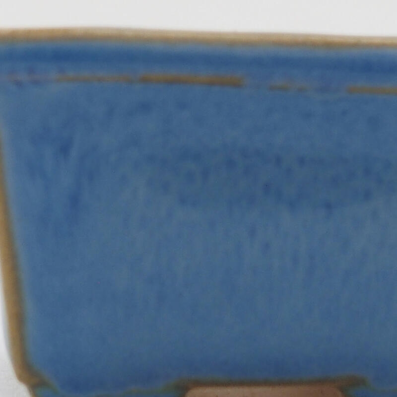 Cuenco mini bonsái 4 x 3,5 x 2,5 cm, color azul