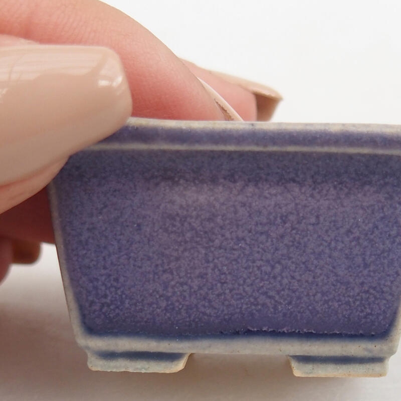 Mini cuenco bonsái 4 x 3,5 x 2 cm, color morado
