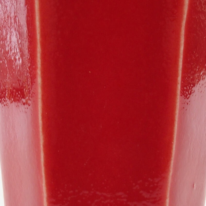 Cuenco mini bonsái 4 x 3,5 x 6 cm, color rojo