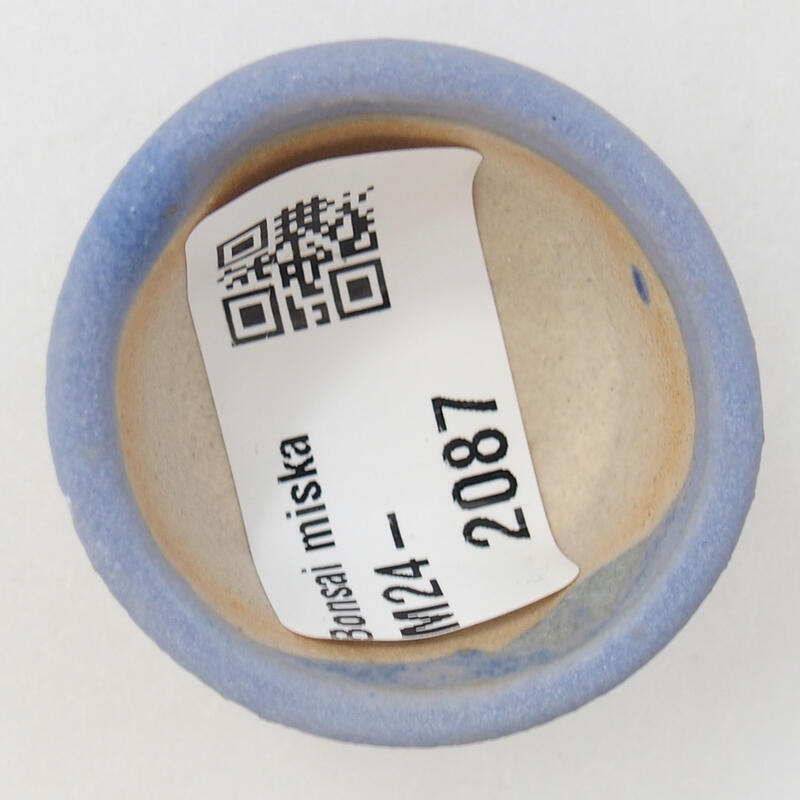 Cuenco mini bonsái 4 x 4 x 2,5 cm, color azul