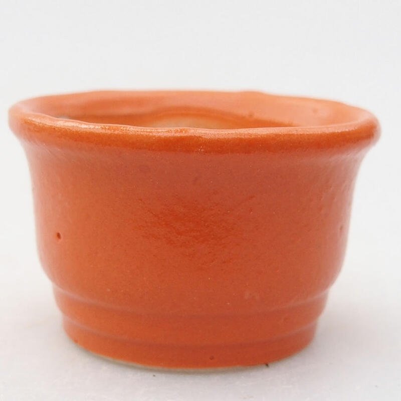 Cuenco mini bonsái 4 x 4 x 2,5 cm, naranja