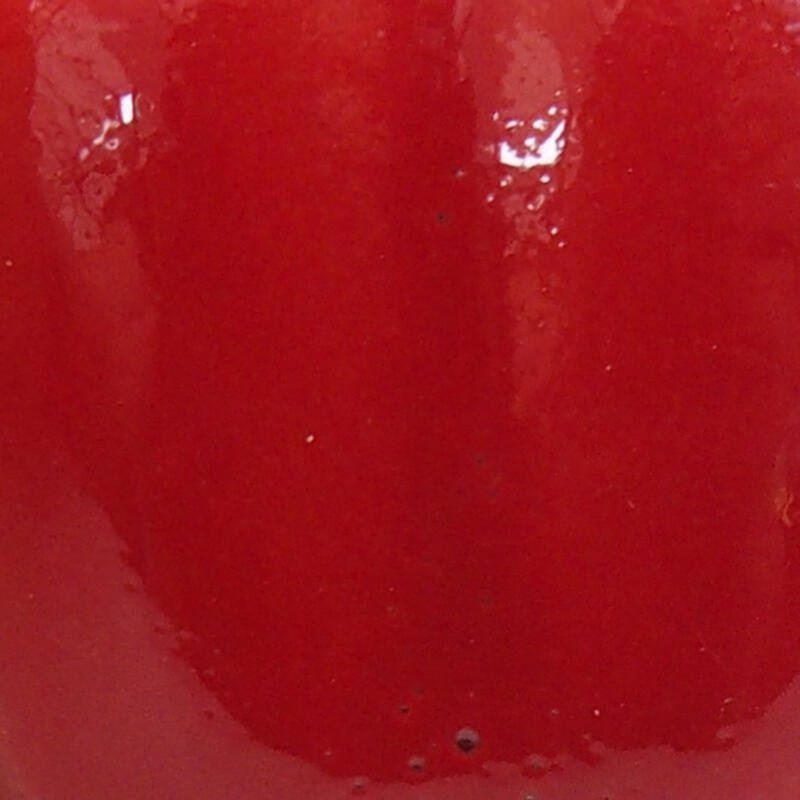 Cuenco mini bonsái 4 x 4 x 2 cm, color rojo