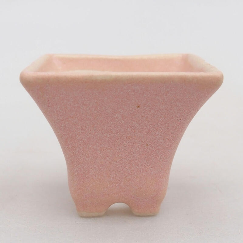 Cuenco mini bonsái 4 x 4 x 3,5 cm, rosa