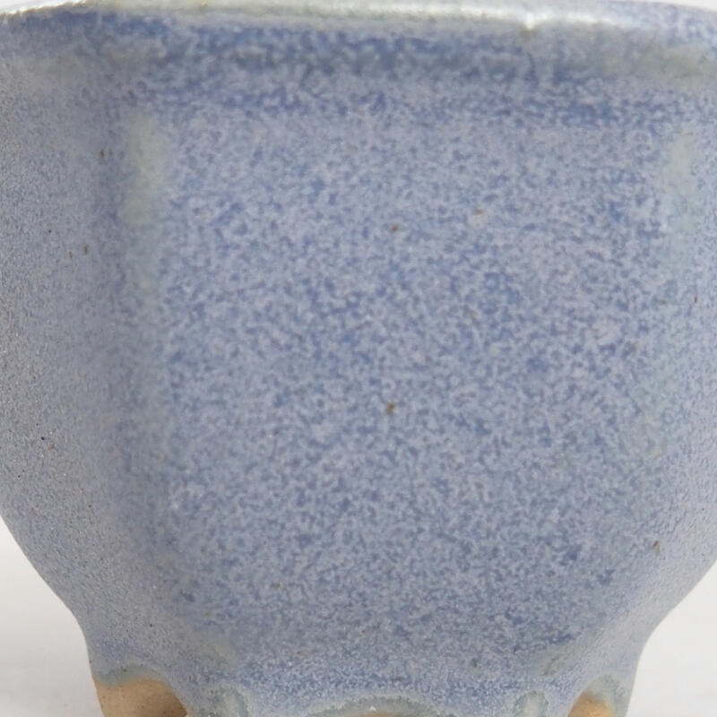 Cuenco mini bonsái 4 x 4 x 3 cm, azul