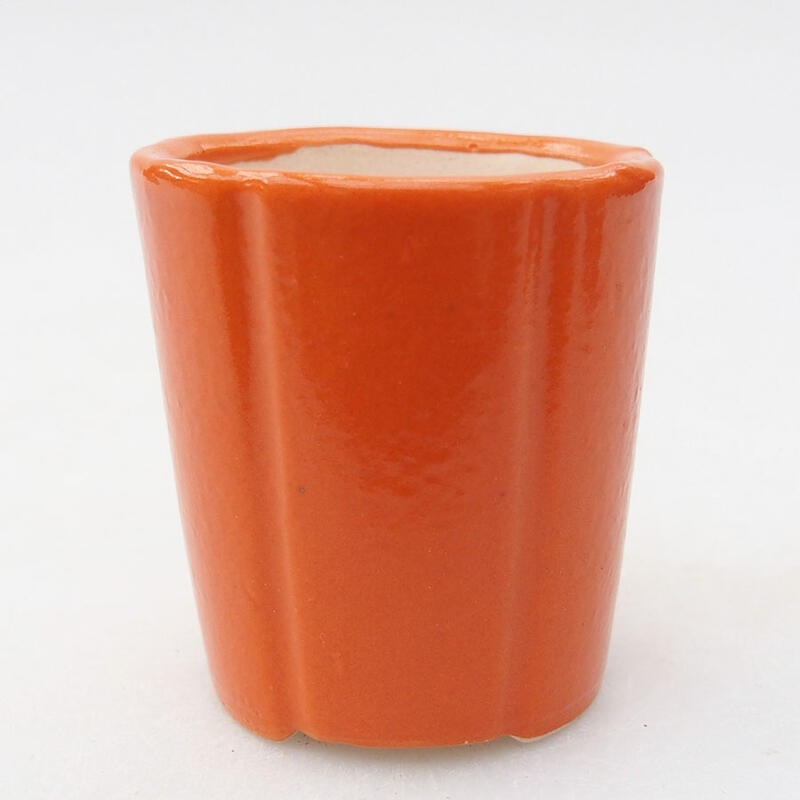 Mini cuenco bonsái 4 x 4 x 4,5 cm, naranja