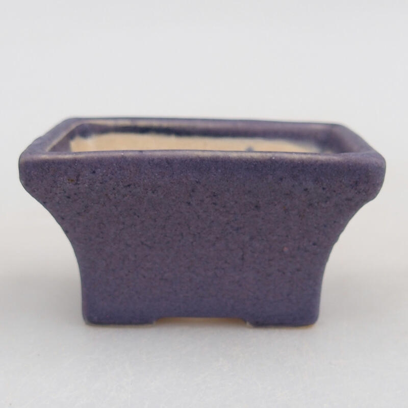 Mini cuenco bonsái 5,5 x 3,5 x 3 cm, color morado