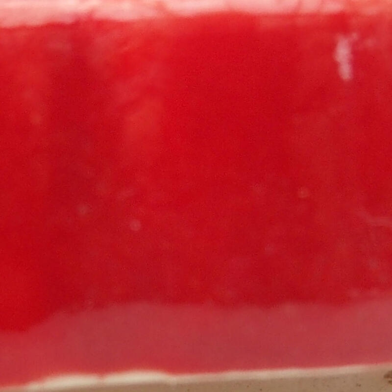 Cuenco mini bonsái 5,5 x 3 x 2 cm, color rojo