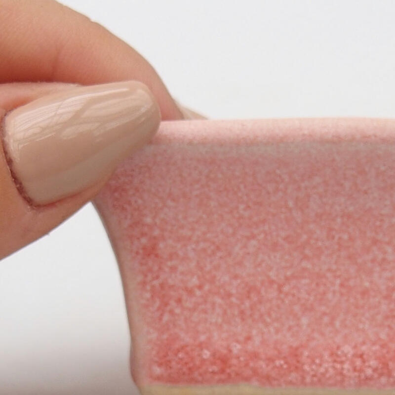 Mini cuenco bonsái 5,5 x 5,5 x 3,5 cm, rosa