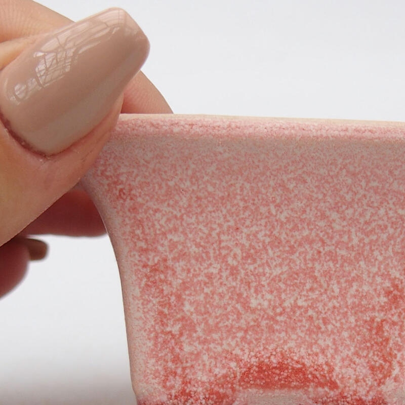 Mini cuenco bonsái 5,5 x 5,5 x 3,5 cm, rosa