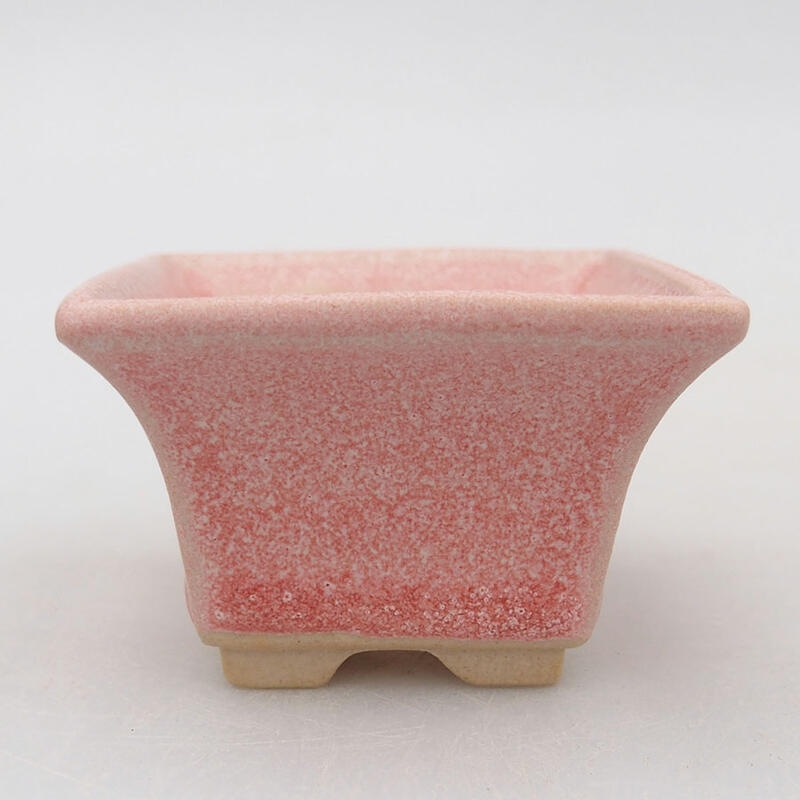 Mini cuenco bonsái 5,5 x 5,5 x 3,5 cm, rosa