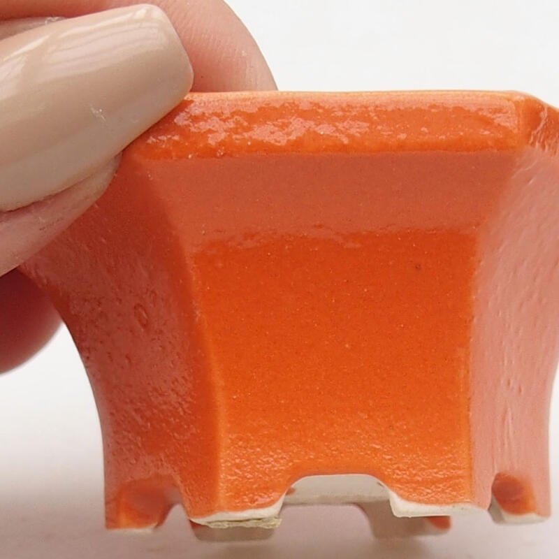 Mini cuenco bonsái 5,5 x 5 x 3 cm, naranja