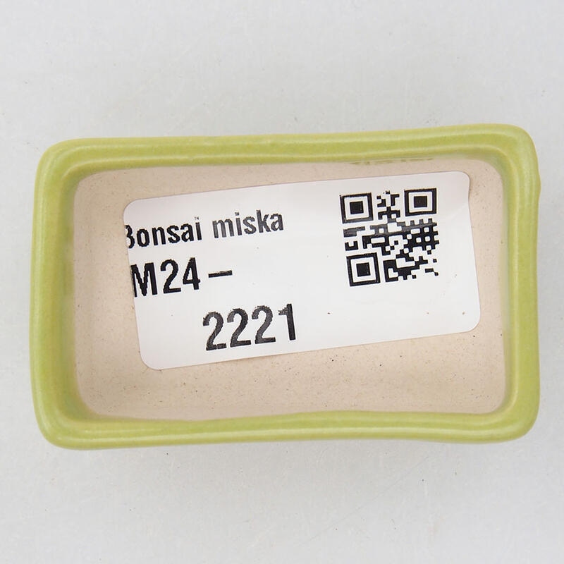 Cuenco mini bonsái 5 x 3 x 1,5 cm, verde