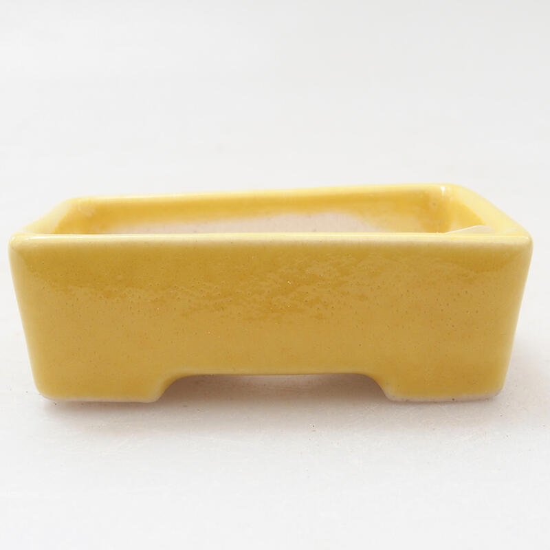 Cuenco mini bonsái 5 x 3 x 2 cm, amarillo