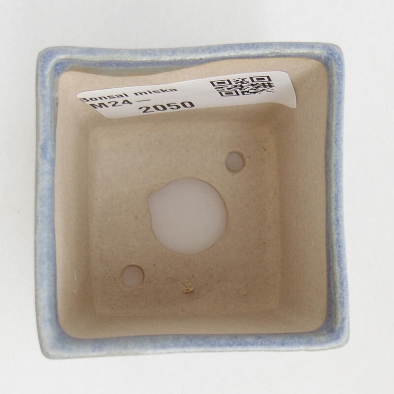 Mini cuenco bonsái 5 x 5 x 5 cm, color azul