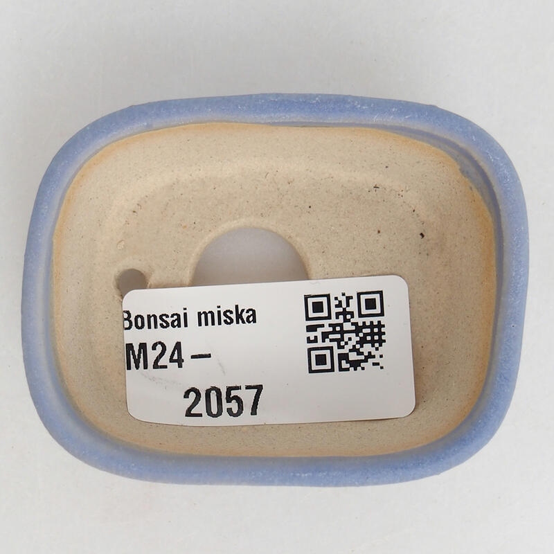Cuenco mini bonsái 6 x 4,5 x 2,5 cm, color azul