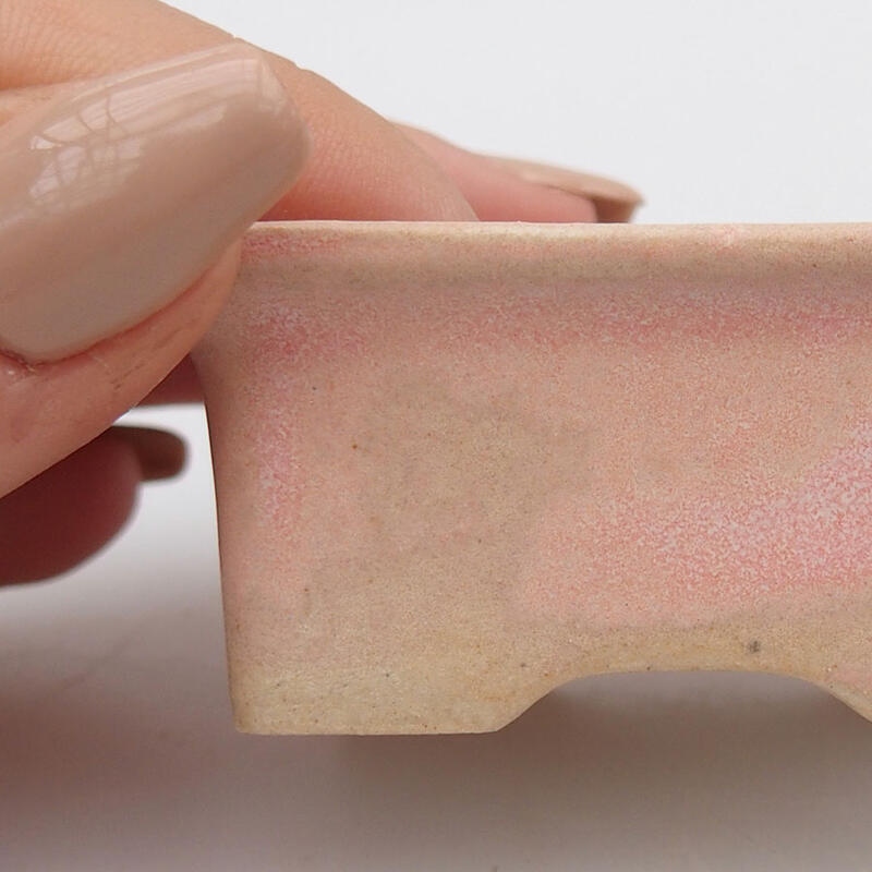 Cuenco mini bonsái 6 x 4,5 x 2,5 cm, rosa