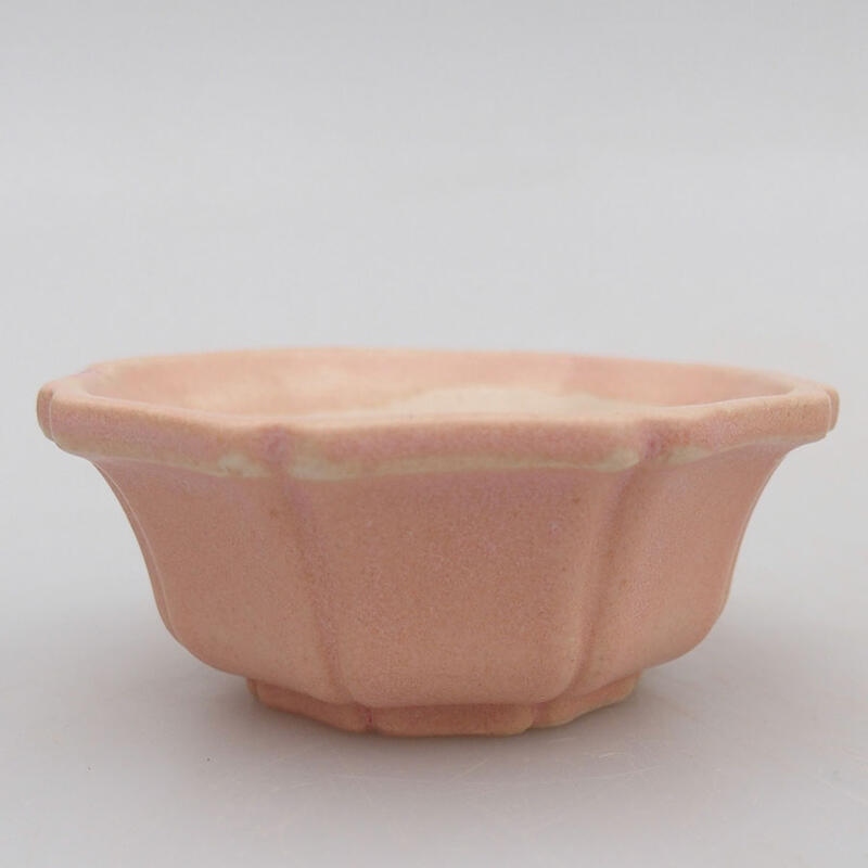 Cuenco mini bonsái 6 x 6 x 2,5 cm, rosa