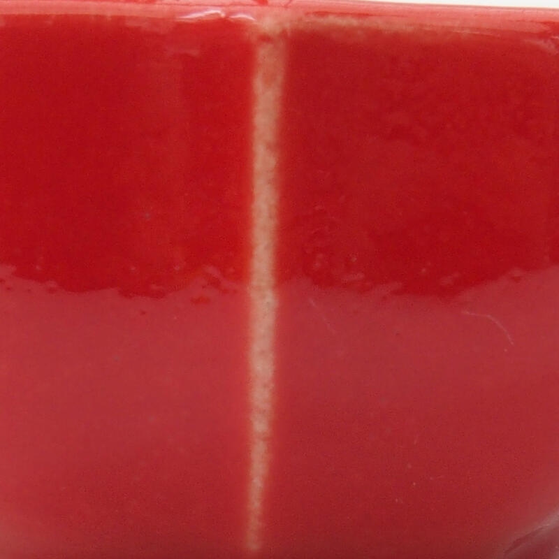 Cuenco mini bonsái 6 x 6 x 3 cm, color rojo