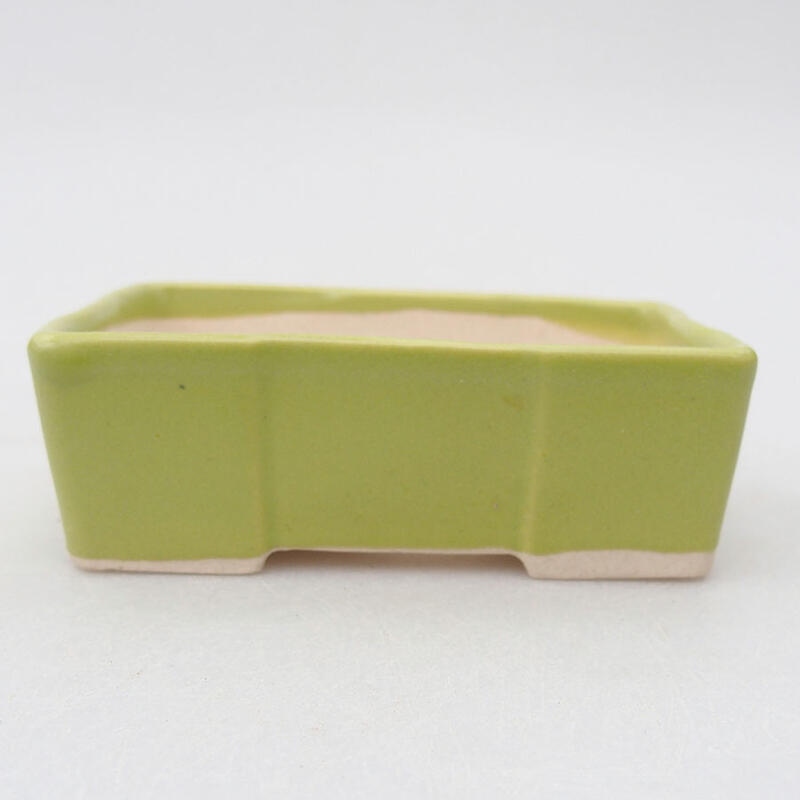 Cuenco mini bonsái 7,5 x 4,5 x 2,5 cm, verde