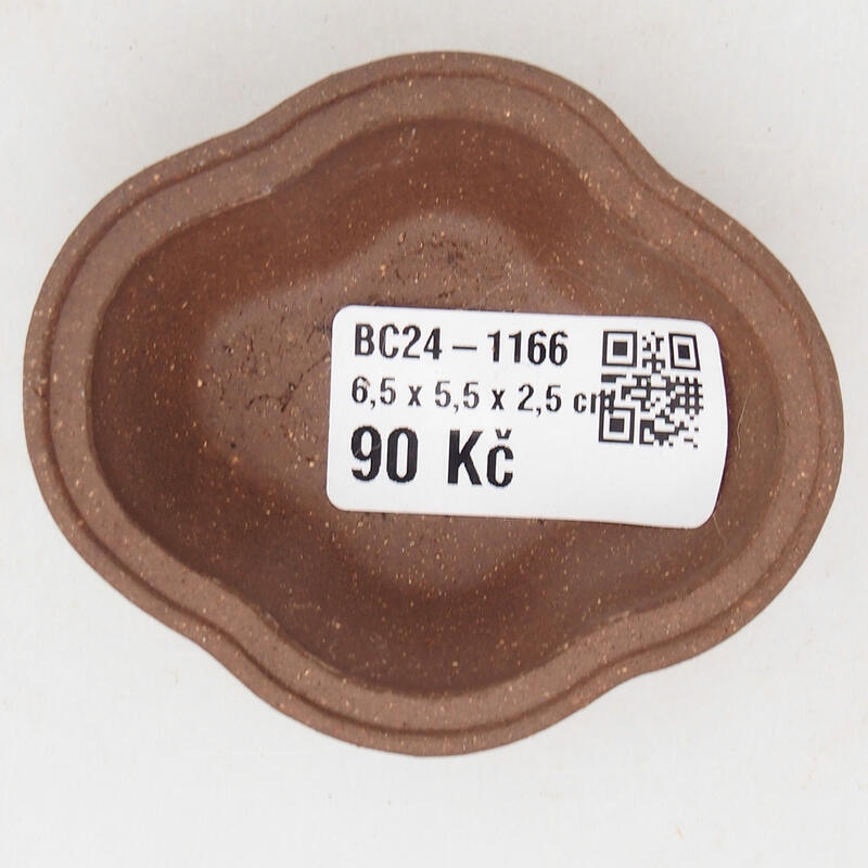 Cuenco mini bonsái 7 x 6 x 3 cm, marrón