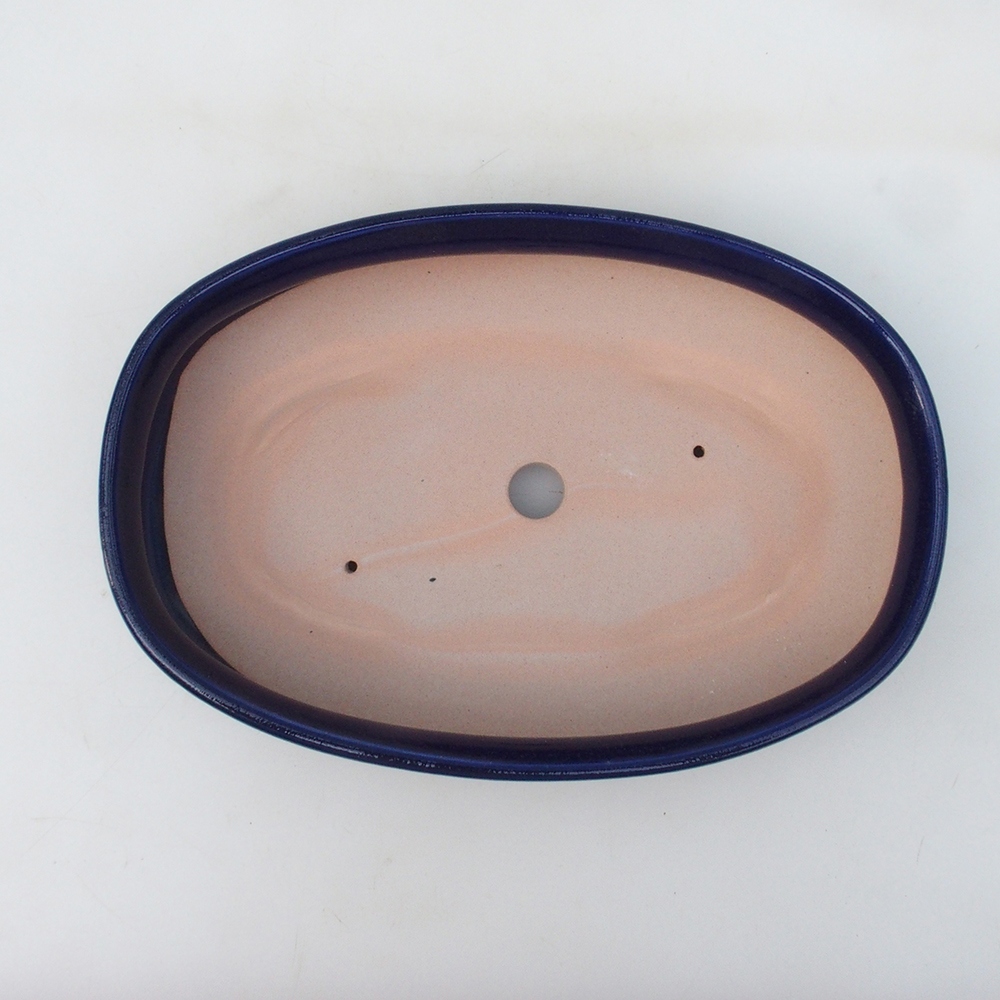 Cuenco bonsái H15 - 25,5 x 17,5 x 6 cm - azul