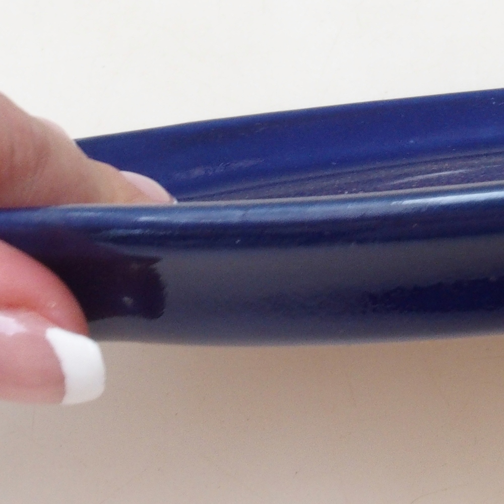 Cuenco de cerámica H75 - 18,5 x 13 x 1,5 cm - azul