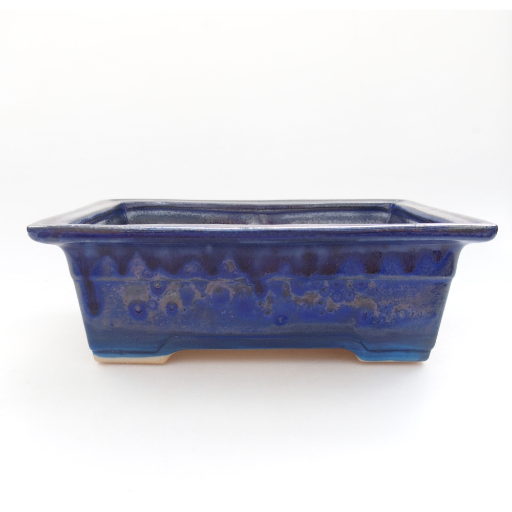 Cuenco bonsái de cerámica 22 x 17 x 5 cm, verde