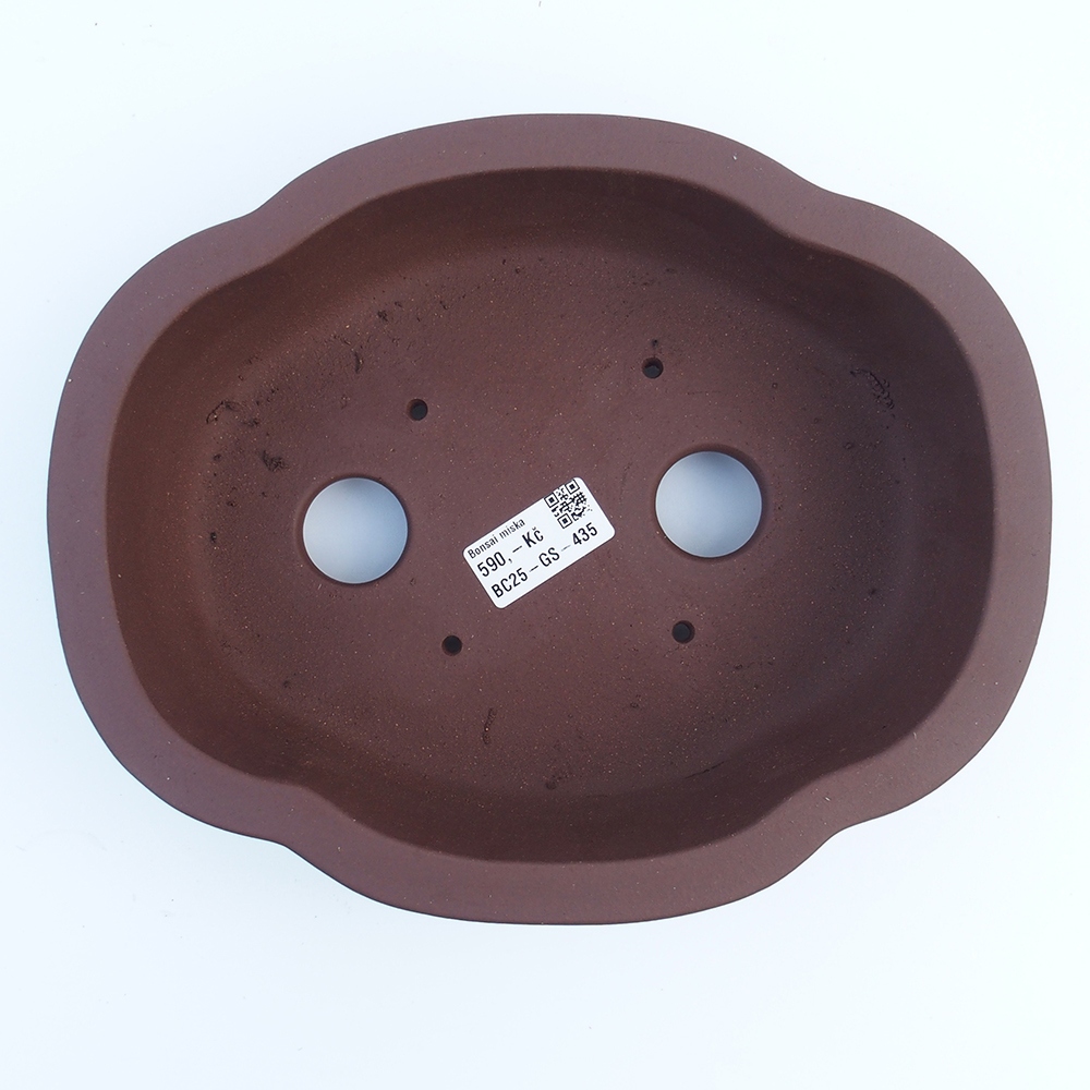 Cuenco 25,5 x 20,5 x 7,5 cm marrón