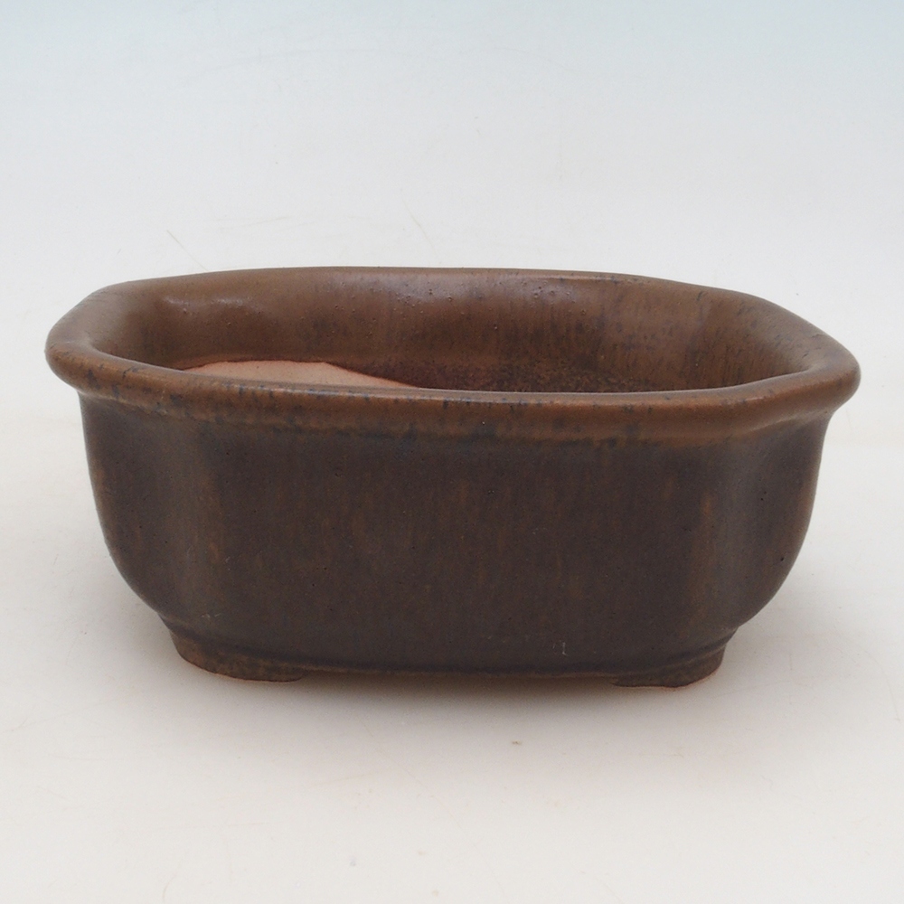 Cuenco bonsái H31 - 14 x 12 x 5,5 cm - marrón