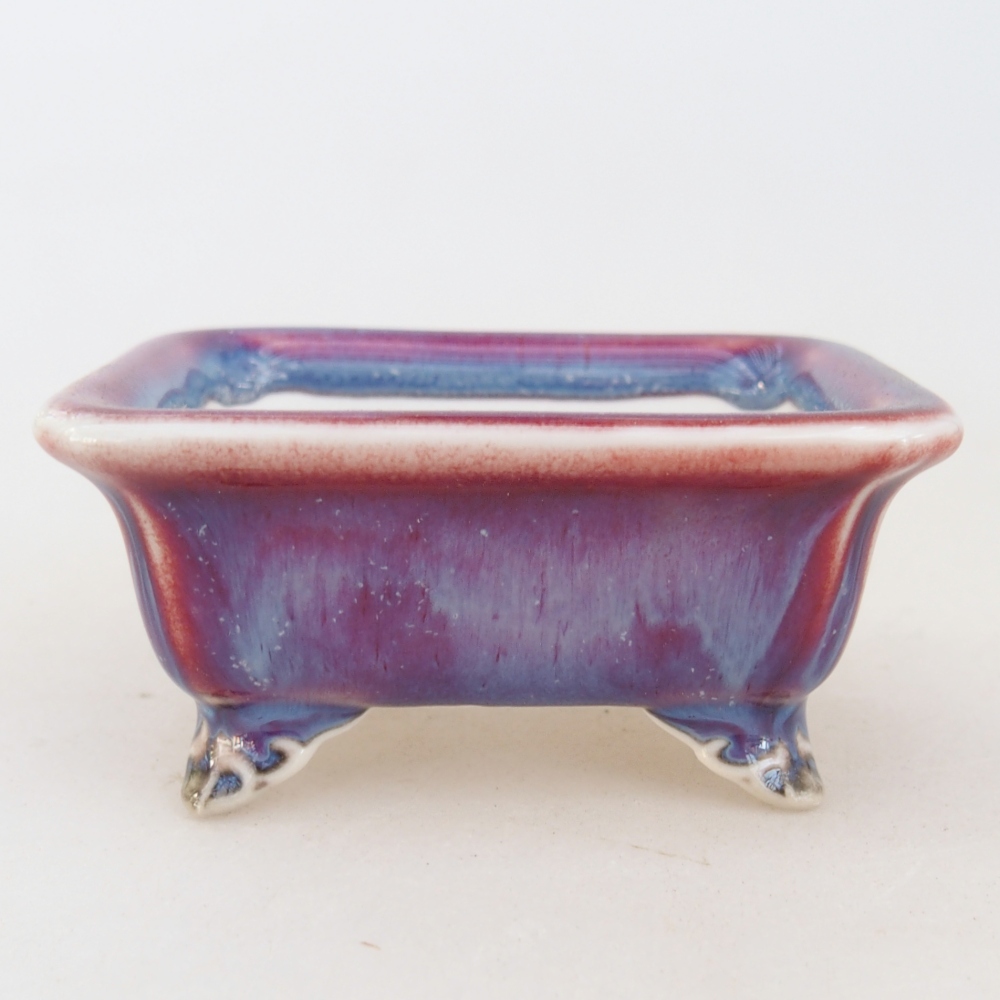 Mini cuenco bonsái 7 x 5,5 x 3 cm, color morado