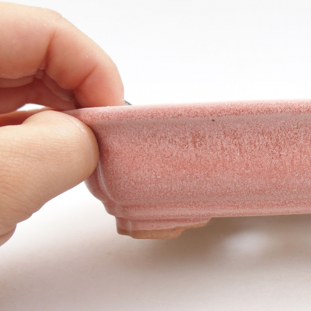 Cuenco bonsái de cerámica 22 x 17 x 5 cm, verde