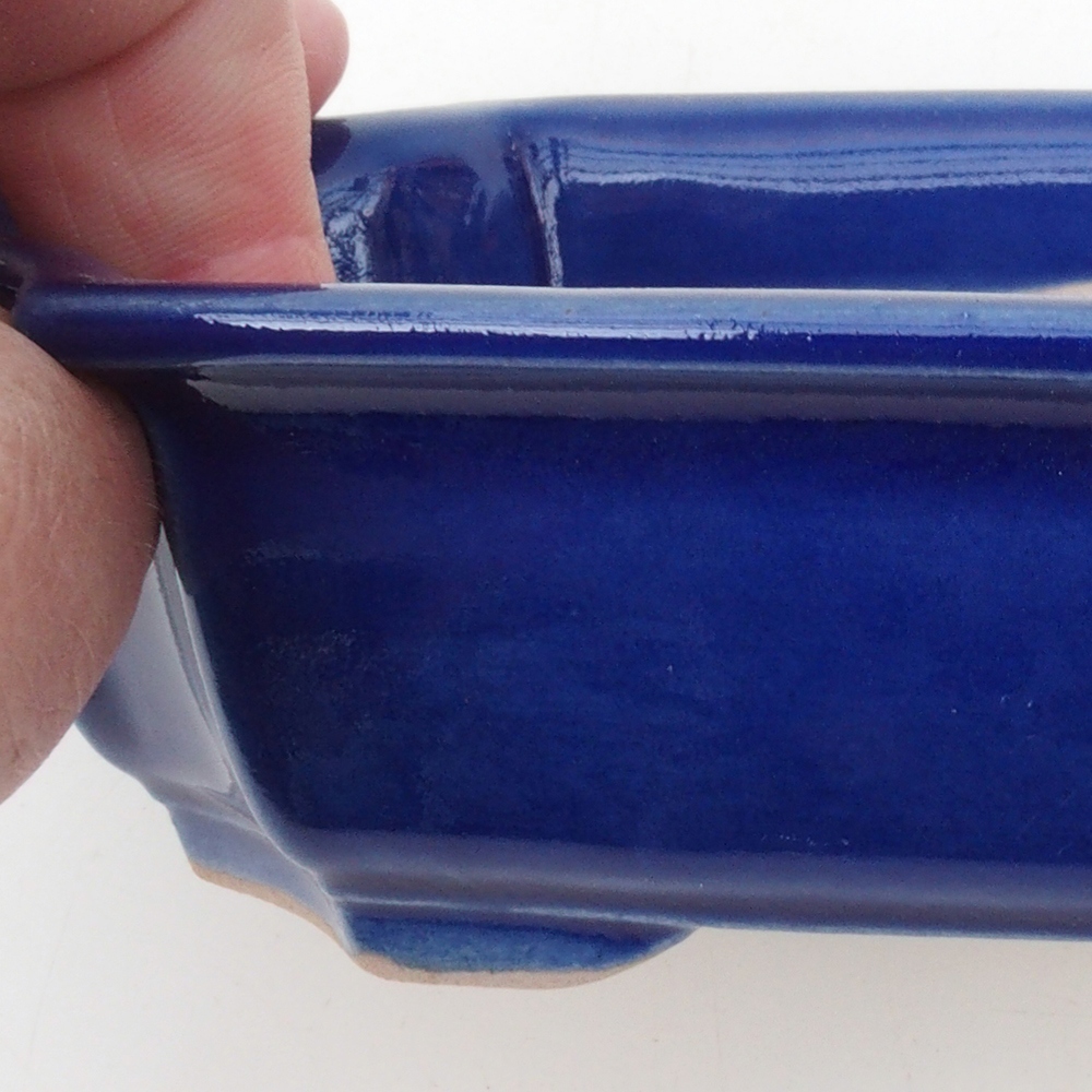 Cuenco bonsái H17 - 15 x 10 x 4 cm - azul