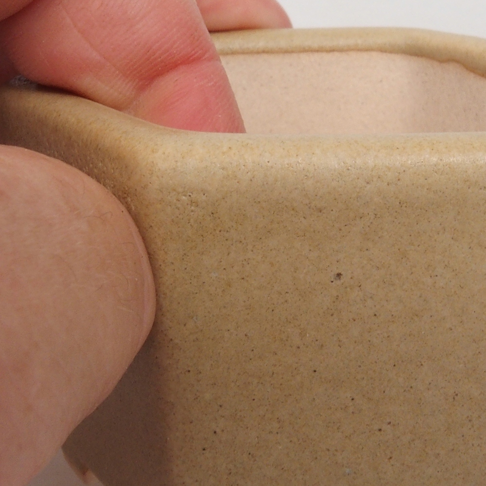 Cuenco mini bonsái 6,5 x 6 x 4 cm, marrón