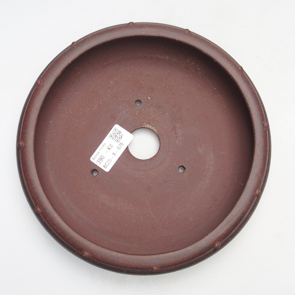 Cuenco 22 x 22 x 5 cm marrón-rojo