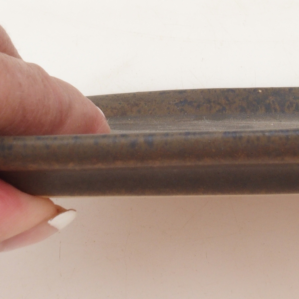 Cuenco de cerámica H50 - 18 x 13 x 1 cm - marrón