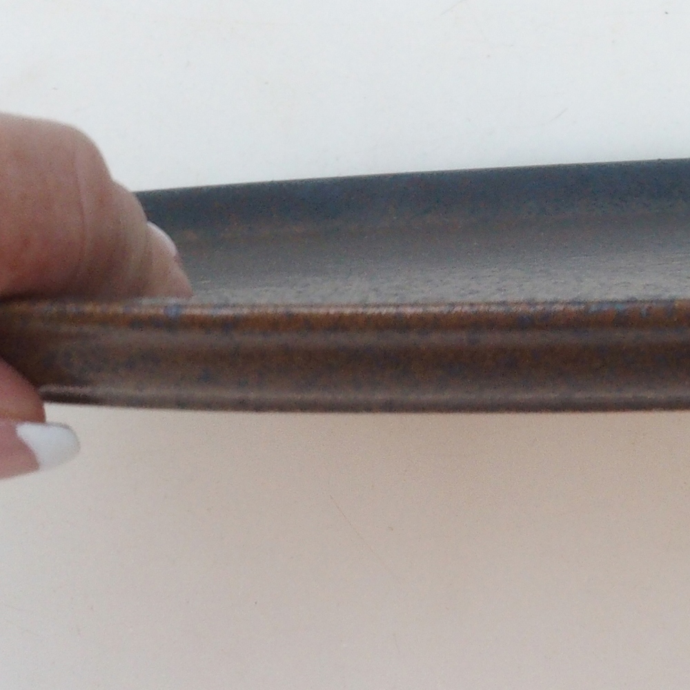 Cuenco de cerámica H15 -25 x 15 x 1 cm - marrón