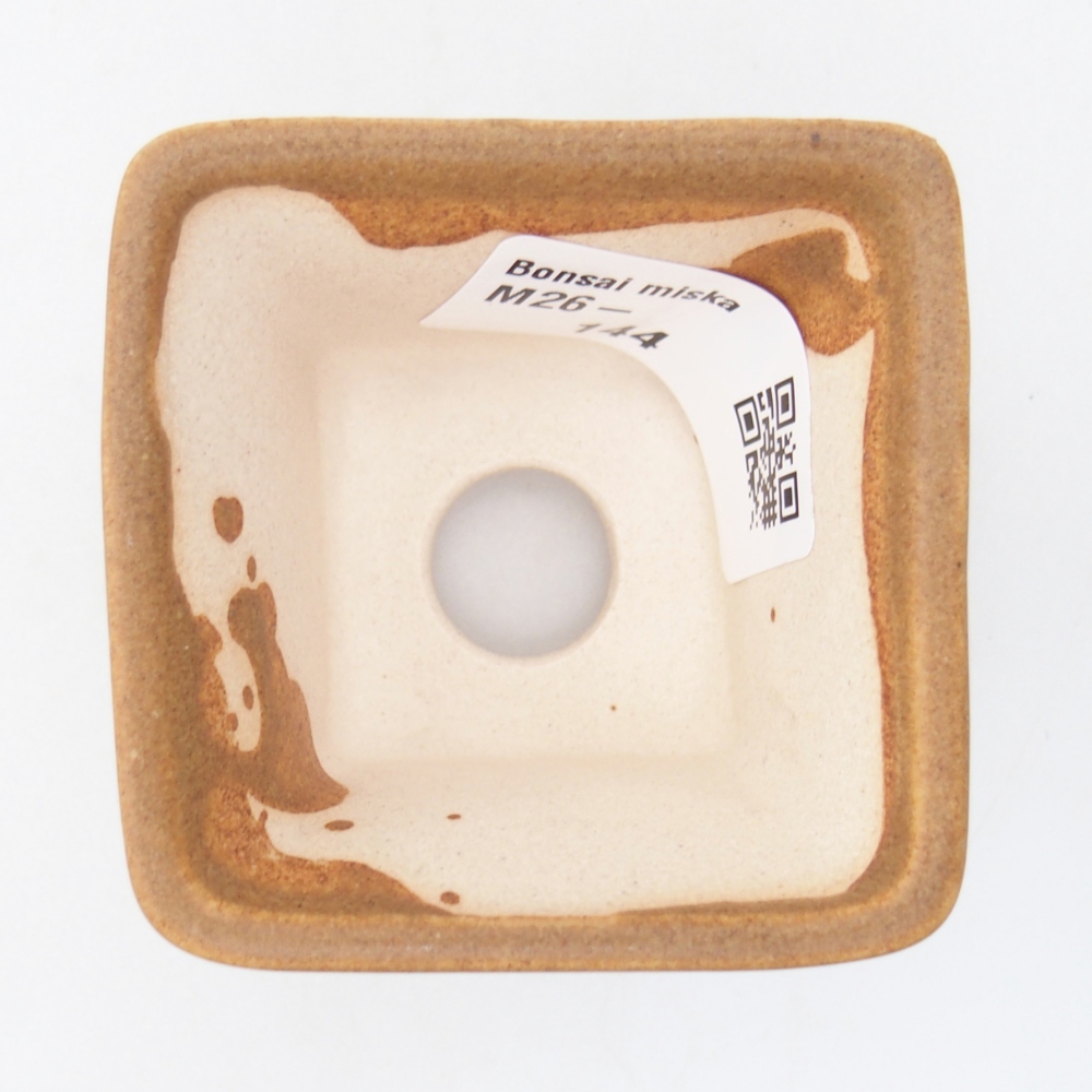 Mini cuenco bonsái 5,5 x 5,5 x 4 cm, marrón
