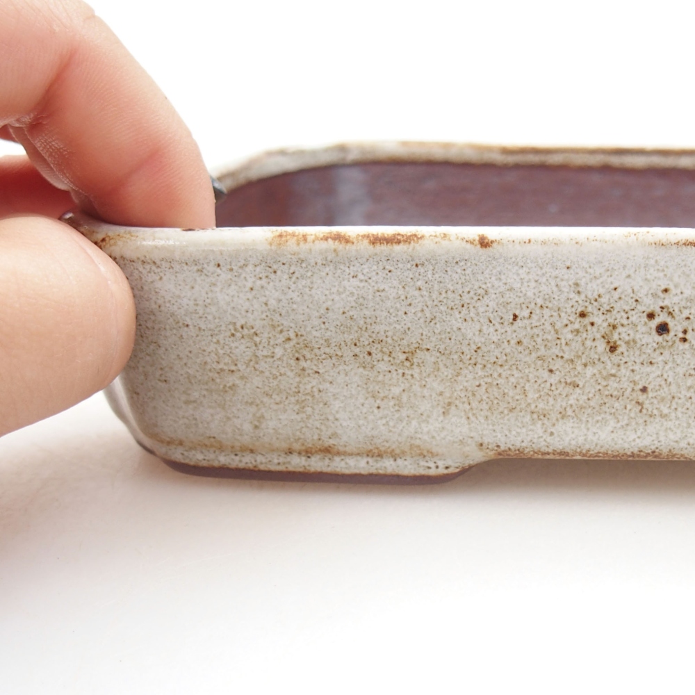 Cuenco bonsái de cerámica 22 x 17 x 5 cm, verde